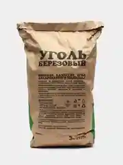Уголь березовый для мангала и грилей, 3 кг (2,6 -3,1 кг)