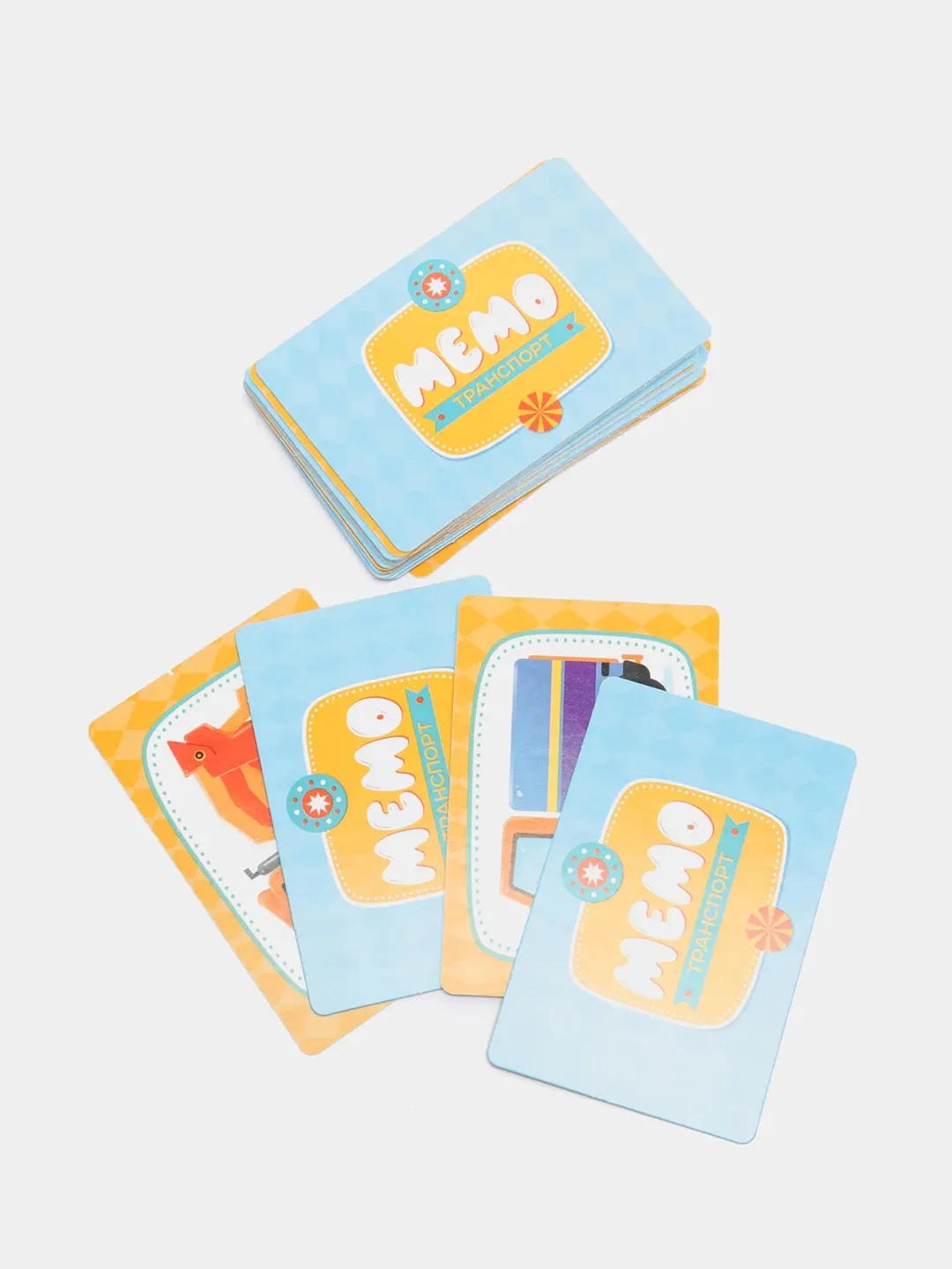 Игра настольная "МЕМО" Транспорт. Серия АКТИВ time