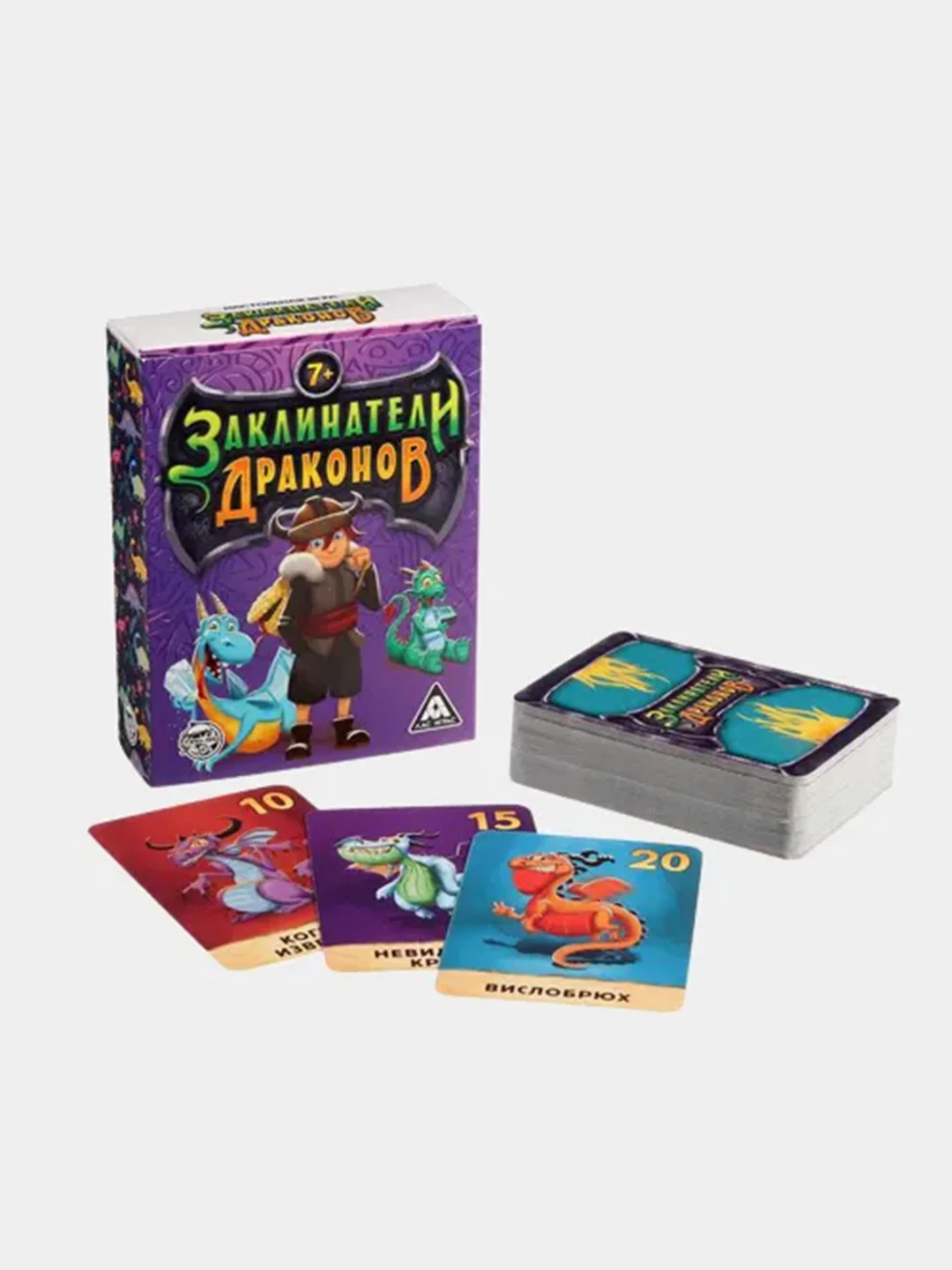 Настольная игра "Заклинатели Драконов", 79 карт