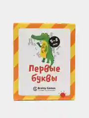Настольная игра "Первые буквы", BRAINY GAMES, для детей