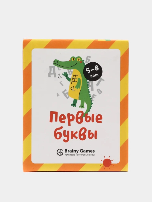 Настольная игра "Первые буквы", BRAINY GAMES, для детей