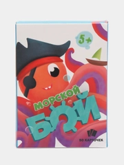 Игра в коробке Проф-Пресс "Морской бой", карточная