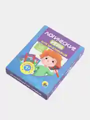 Игровой набор карточек с заданиями 7+, 50 шт. "Логические игры для школьников". Проф-Пресс