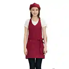 Багровый фартук для мастера