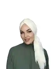 Лимонный палантин шарф Жатка