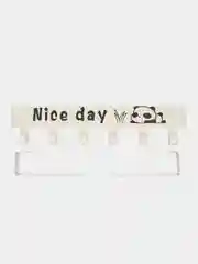 Белый вешалка "Nice day" самосборная накидная на дверь