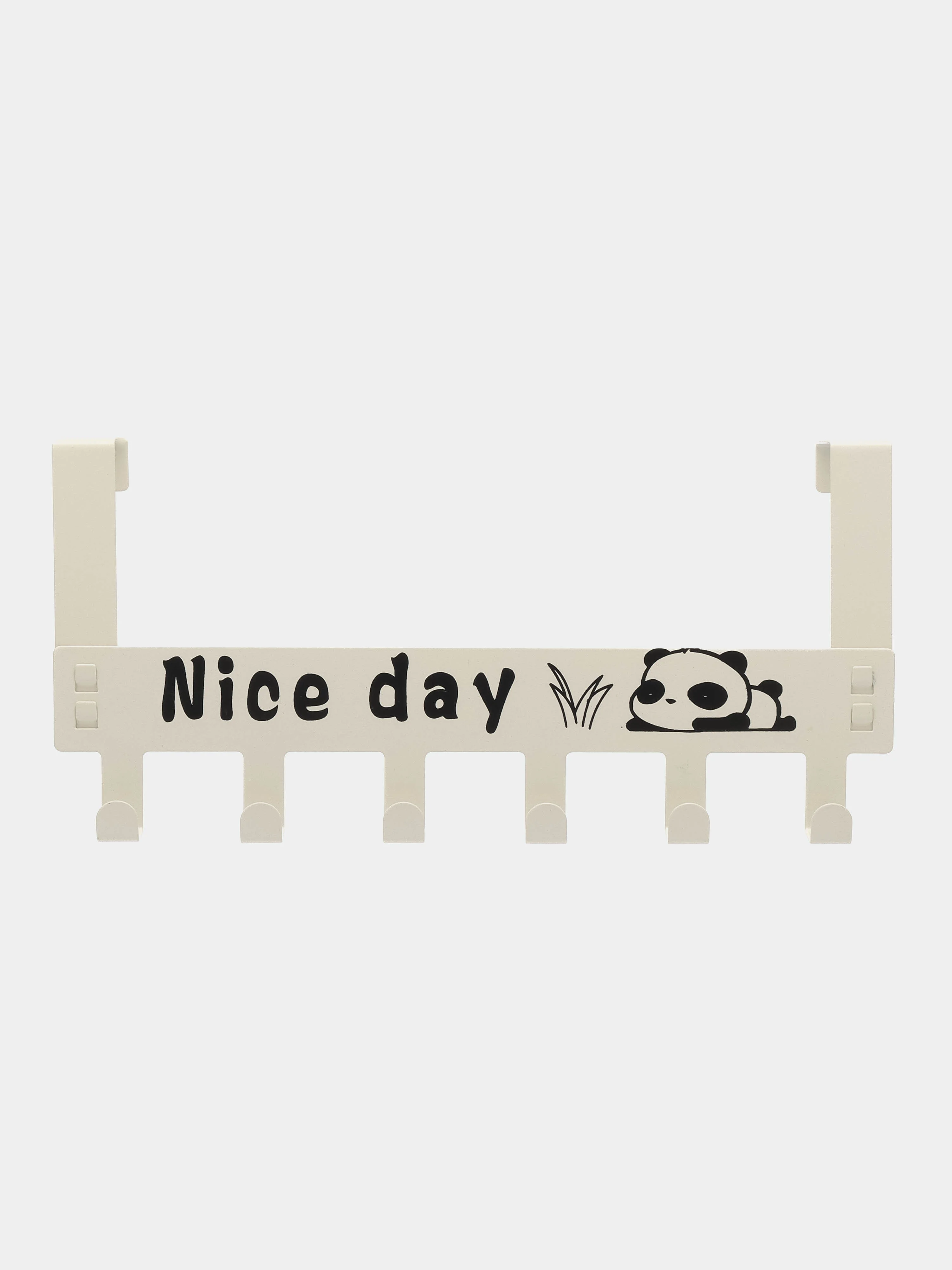 Белый вешалка "Nice day" самосборная накидная на дверь