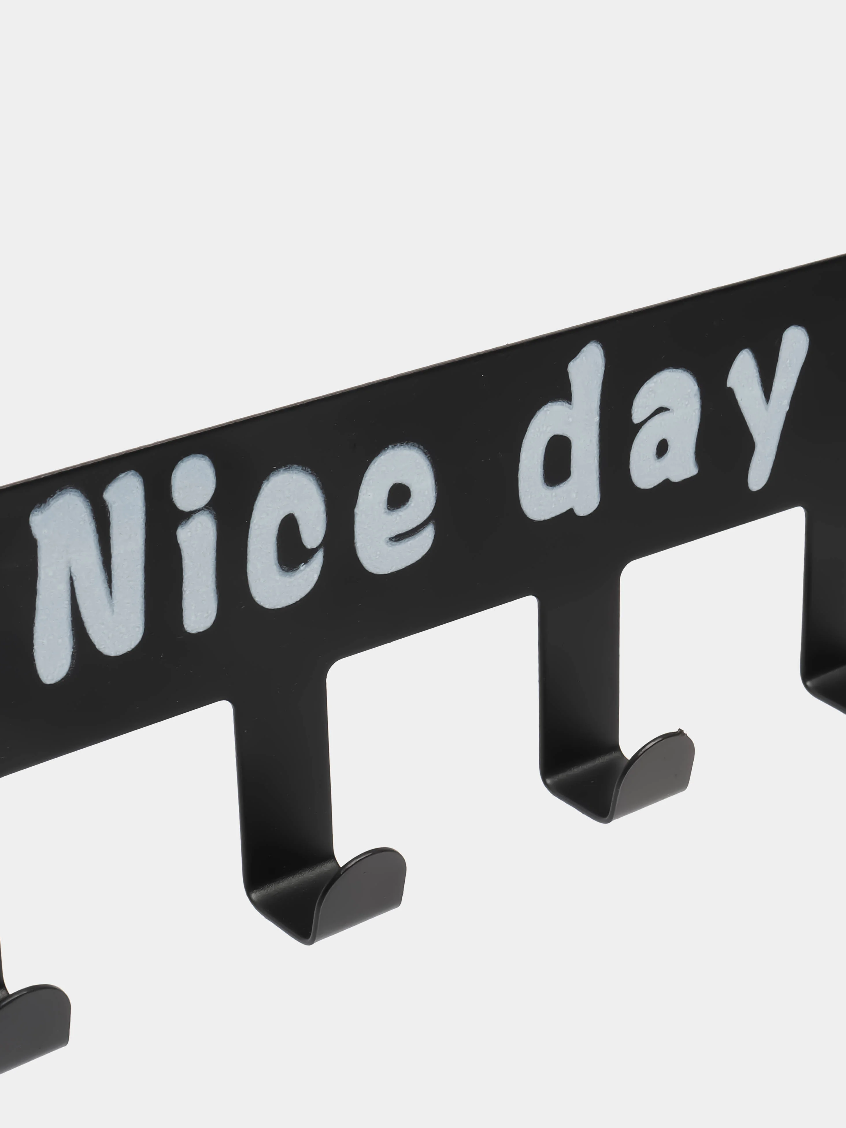 Белый вешалка "Nice day" самосборная накидная на дверь