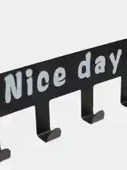 Белый вешалка "Nice day" самосборная накидная на дверь