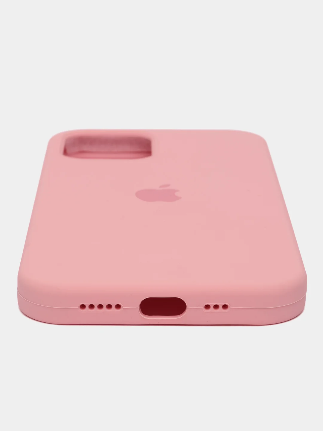 Пурпурный чехол Silicone Case для iPhone 12 / iPhone 12 Pro, закрытый низ