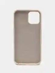 Бежевый чехол Silicone Case для iPhone 12 / iPhone 12 Pro, закрытый низ