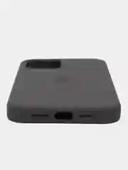 Серый чехол Silicone Case для iPhone 12 / iPhone 12 Pro, закрытый низ