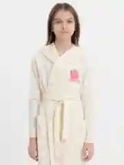 Кремовый халат для девочки