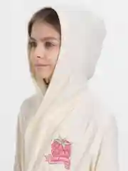 Кремовый халат для девочки