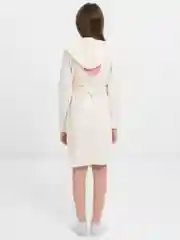 Кремовый халат для девочки
