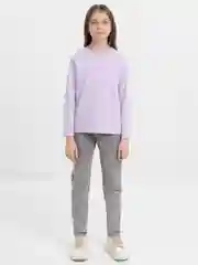 Сиреневый свитшот