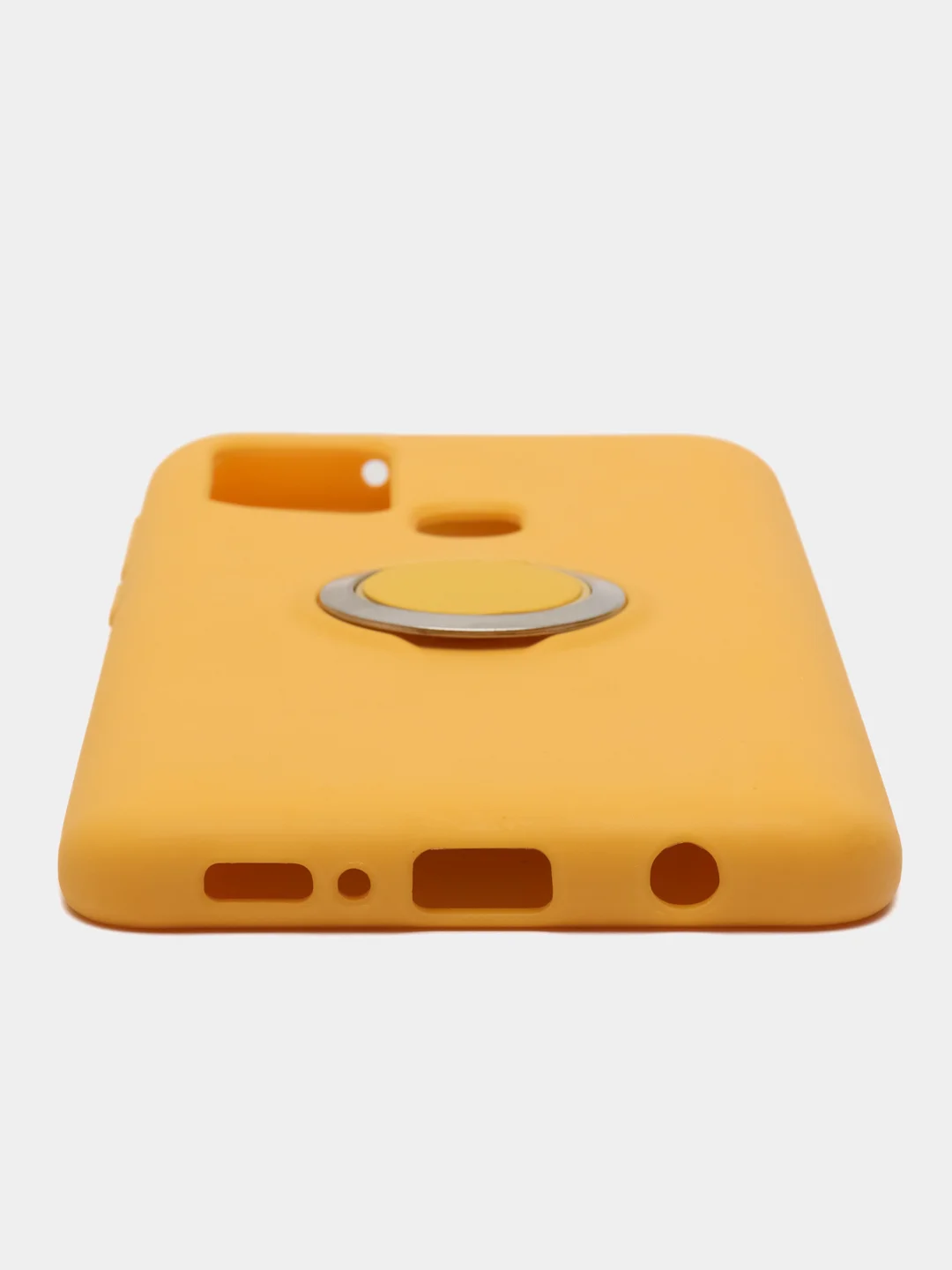 Желтый чехол накладка с кольцом RING Samsung A21/S20+/M21A31/A21S/S11+/A41/S20/S11/NOTE10/A91