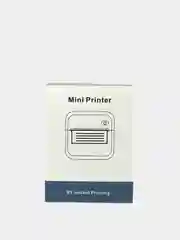 Мини принтер портативный для фотографий, этикеток, чеков, наклеек термопринтер