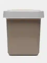 Бежевый контейнер для мусора