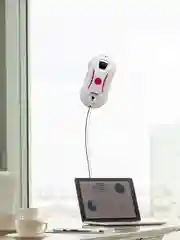 Робот мойщик окон W120 + сменные салфетки 10 шт. Стеклоочиститель для мытья стекол и окон