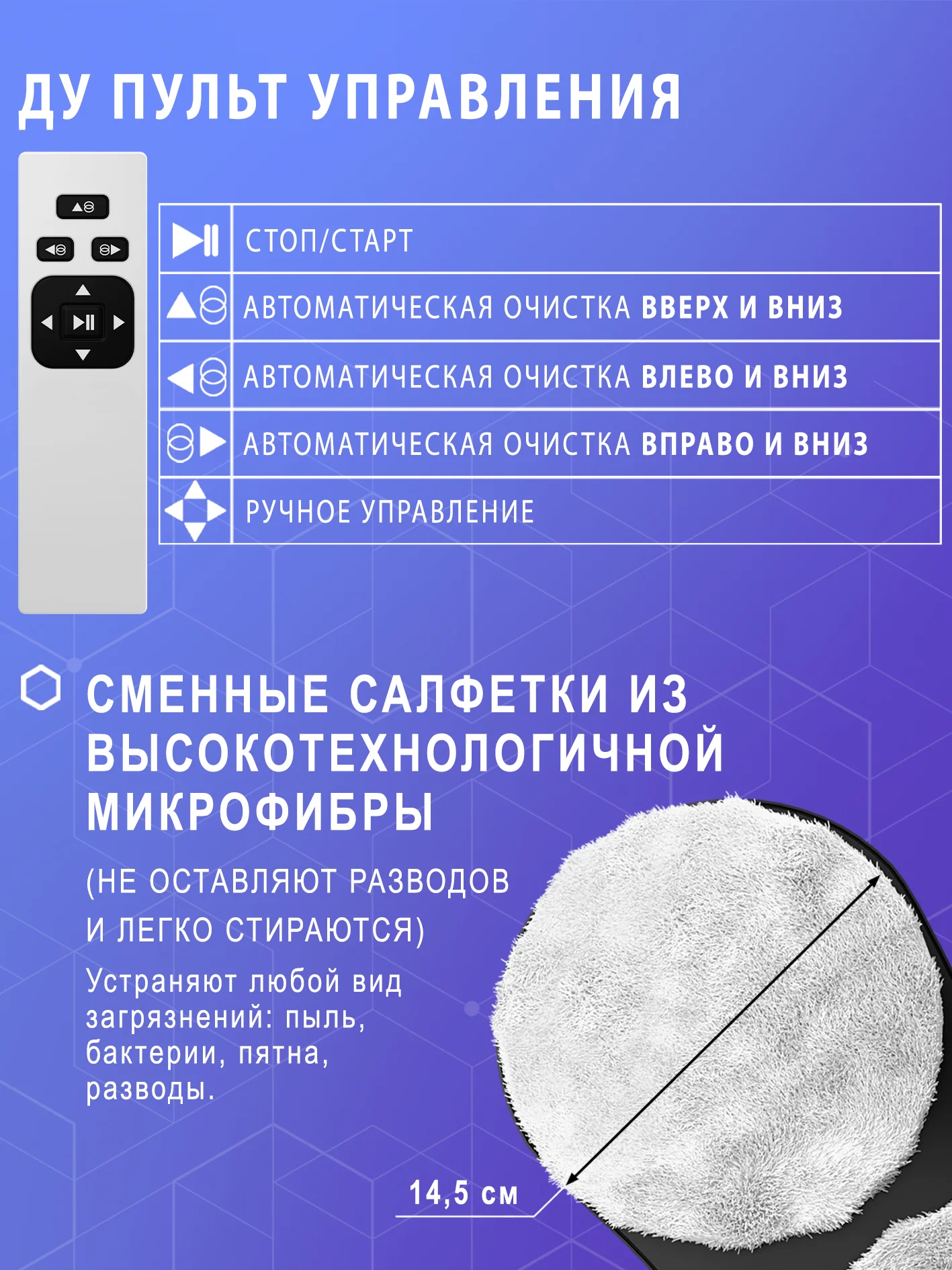 Робот мойщик окон с распылителем W200 + сменные салфетки 10 шт. Стеклоочиститель для окон