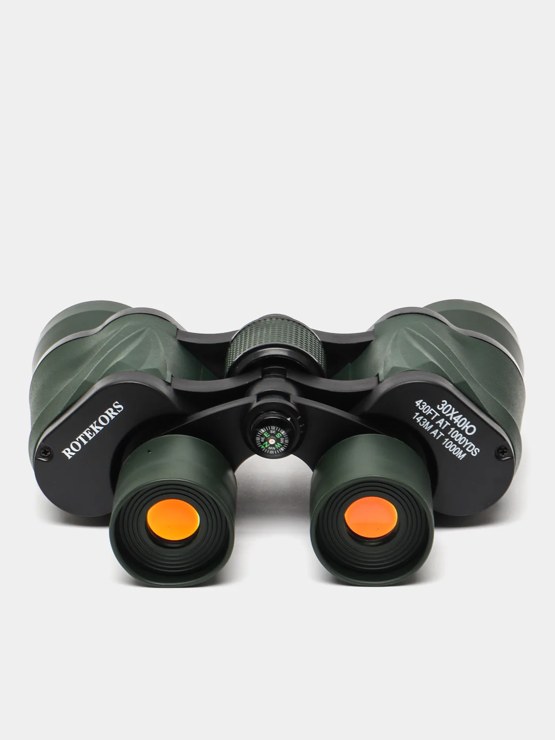 Зеленый бинокль охотничий, туристический BINOCULARS 40 х 40, с 8-кратным увеличением