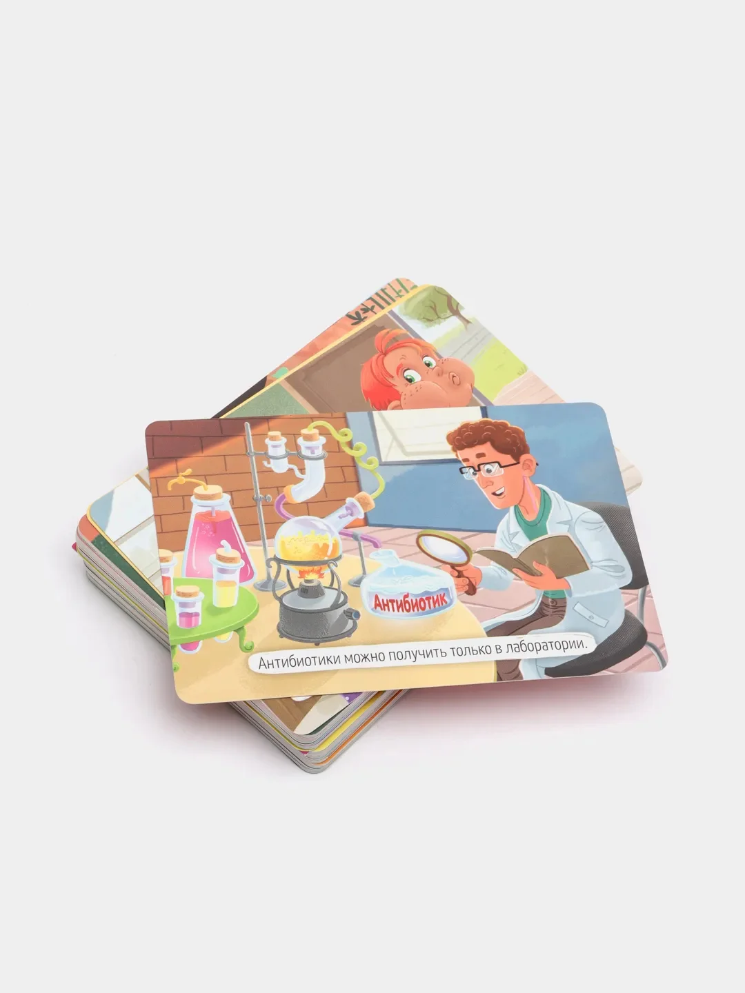 Игра карточная серия Правда-ложь "Вирусы и бактерии", 60 карточек, 8х12 см