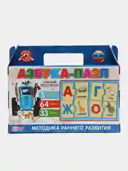 Игра настольная "Азбука-пазл", Умные игры