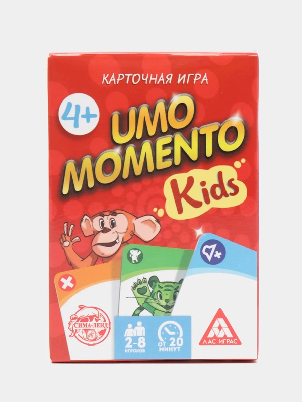 Карточная игра UMO Momento. Kids, 70 карт