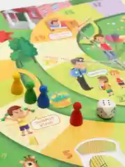 Игра-ходилка с фишками для малышей 2 в 1 "Эмоции + уроки вежливости", 42 х 29,7 см, ГЕОДОМ