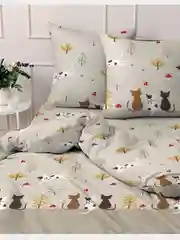 Комплект постельного белья, 1,5 спальный, 2х спальный, евро, семейный, жатка, 8421-08