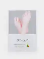 Белый маска-носочки для ног с персиком,лавандой,розой,авокадо,ниацинамидом из козьего молока