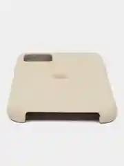 Бежевый чехол Silicone Case для iPhone 11, с открытым низом