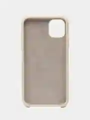 Бежевый чехол Silicone Case для iPhone 11, с открытым низом