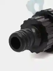 Штуцер адаптер для безрезьбовых кранов или шланга 1/2" - 3/4", с хомутом