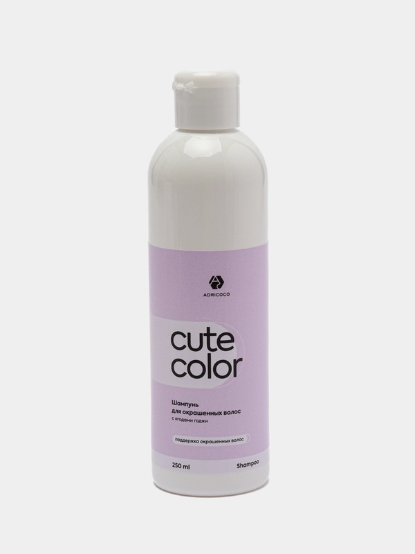 Шампунь для окрашенных волос Adricoco Cute Color, с ягодами годжи, 250 мл