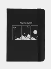 Черный блокнот в точку А6 Tochkabook Mini, 64 листа. Проф-Пресс