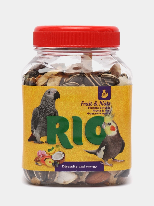 Фруктово-ореховая смесь (лакомство) Rio для попугаев, 160 г
