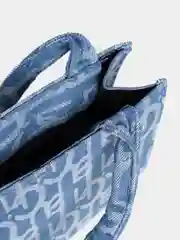 Синий женская сумка через плечо