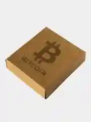 Подарочный набор с коллекционной монетой Биткоин - корпоративный подарок на Новый год
