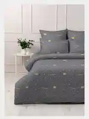 Комплект постельного белья, 1,5 спальный, 2х спальный, евро, семейный, 4007, полисатин