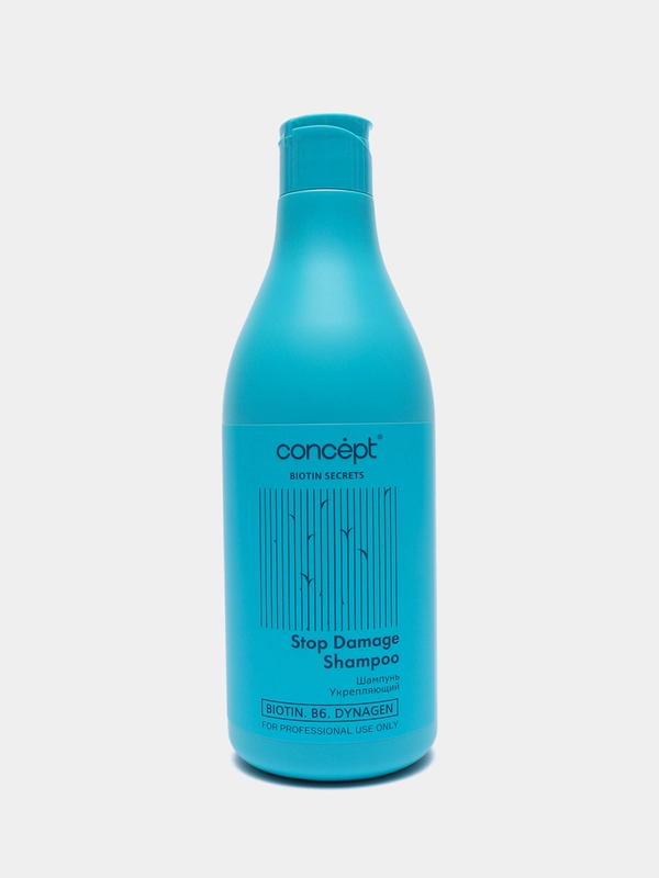 Шампунь укрепляющий с биотином Concept Biotin Secrets Stop Damage Shampoo, 500 мл