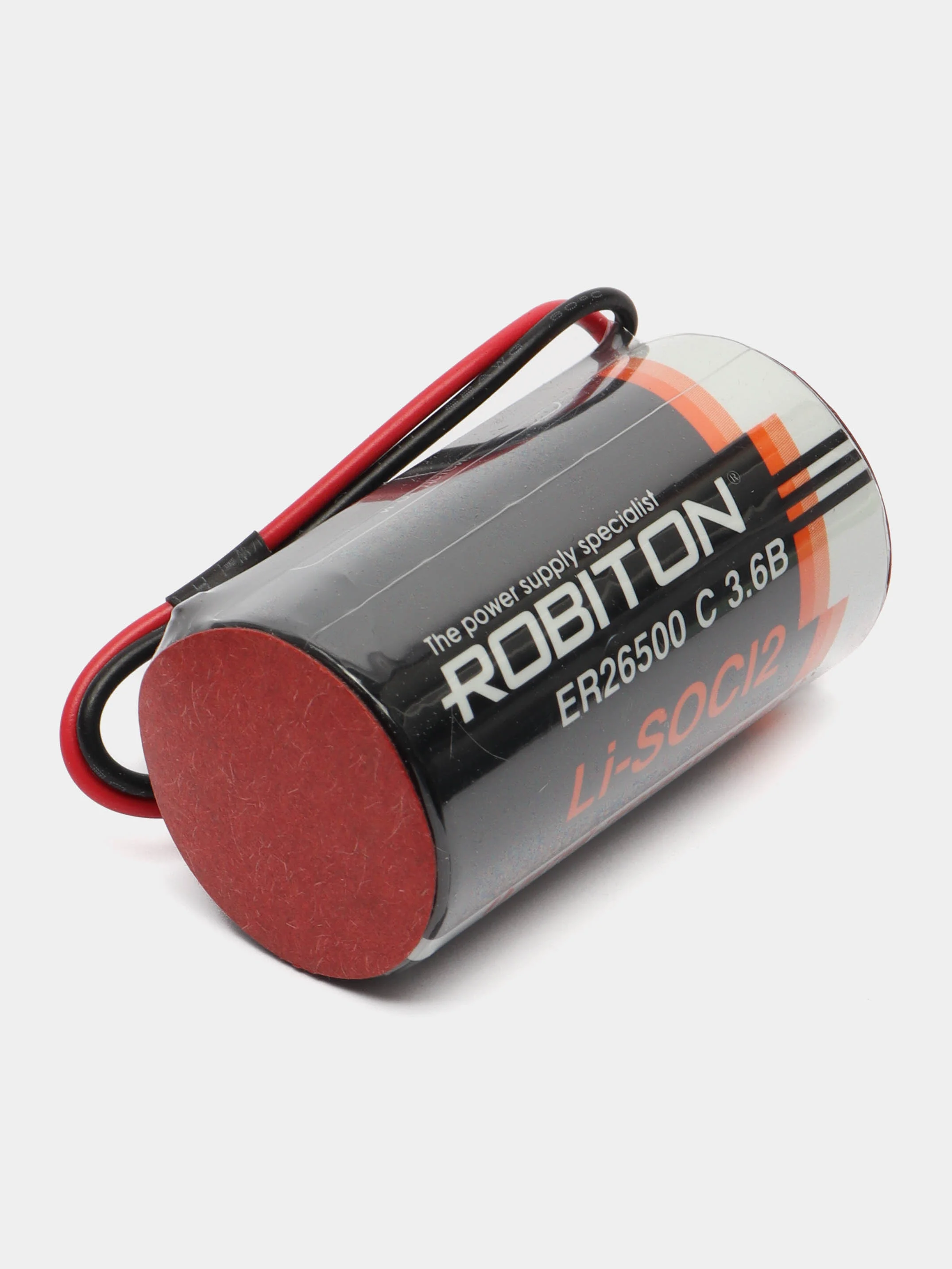 Элемент питания ER26500-DP Li ROBITON 3.6В, 9000mA/h, гибкие выводы с разъемом PH1