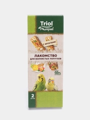 Лакомство для волнистых попугаев с фруктами Triol Original, упаковка 2 штуки, 55 г