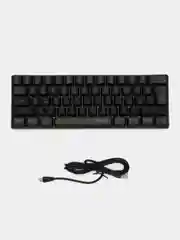 Клавиатура игровая компьютерная Defender Red GK-116 RU, с подсветкой, отключаемый Type С