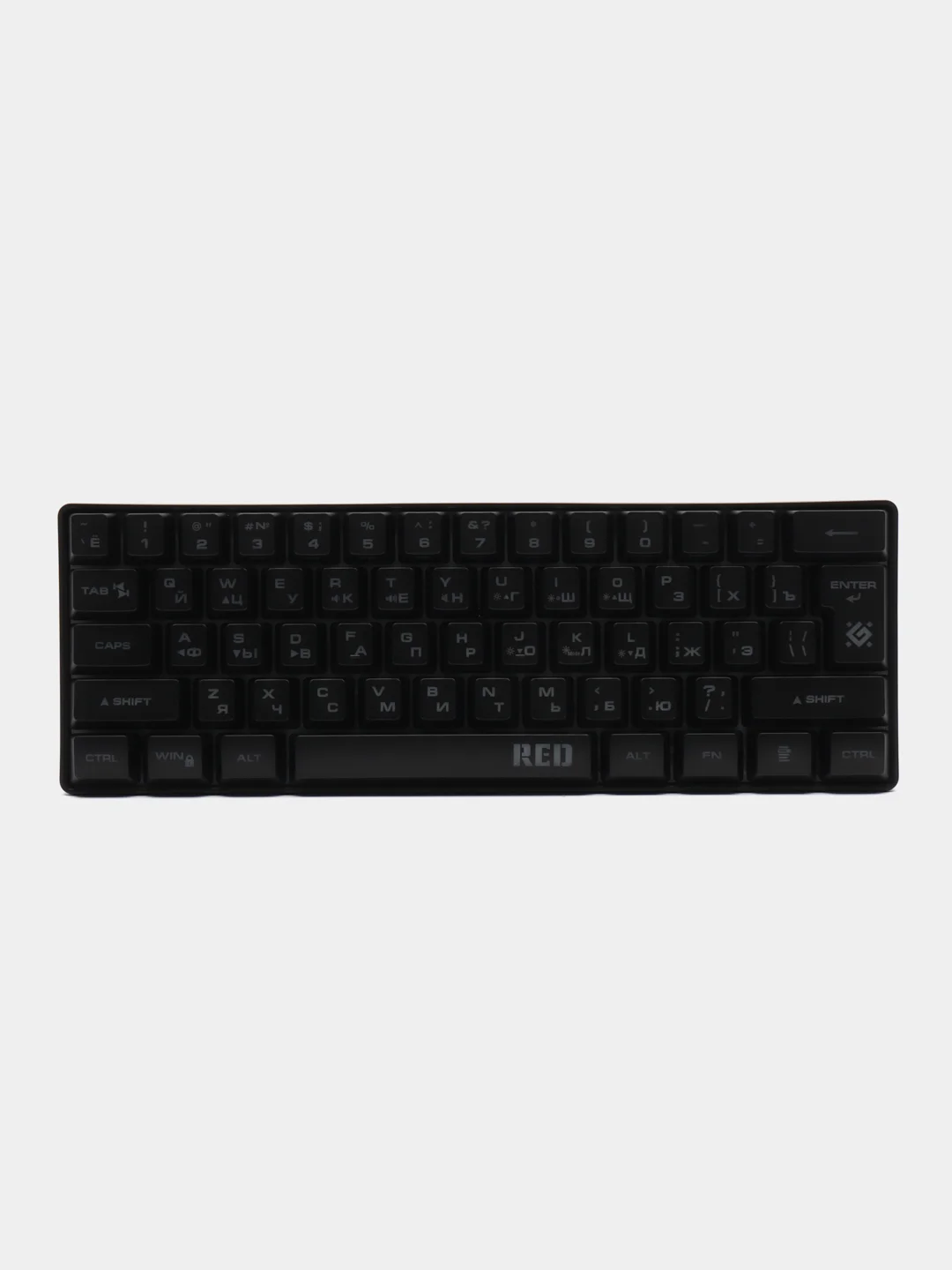 Клавиатура игровая компьютерная Defender Red GK-116 RU, с подсветкой, отключаемый Type С