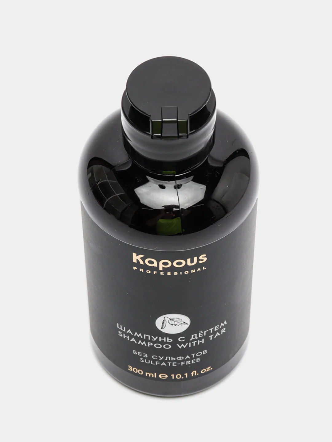 Бессульфатный шампунь с дёгтем против перхоти Kapous Shampoo With Tar, 300 мл