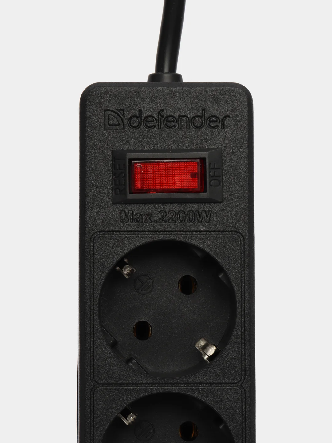 Белый сетевой фильтр - удлинитель Defender ES, 5 розеток, 1,8 м / 3 м / 5 м