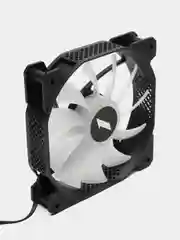 Белый вентилятор для компьютера 1stPlayer F1, 120mm F1-BK, кулер для корпуса с подсветкой