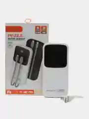 Повербанк Быстрая зарядка Quick Charge 3.0А Power bank F6, 10000 mah аккумулятор Demaco
